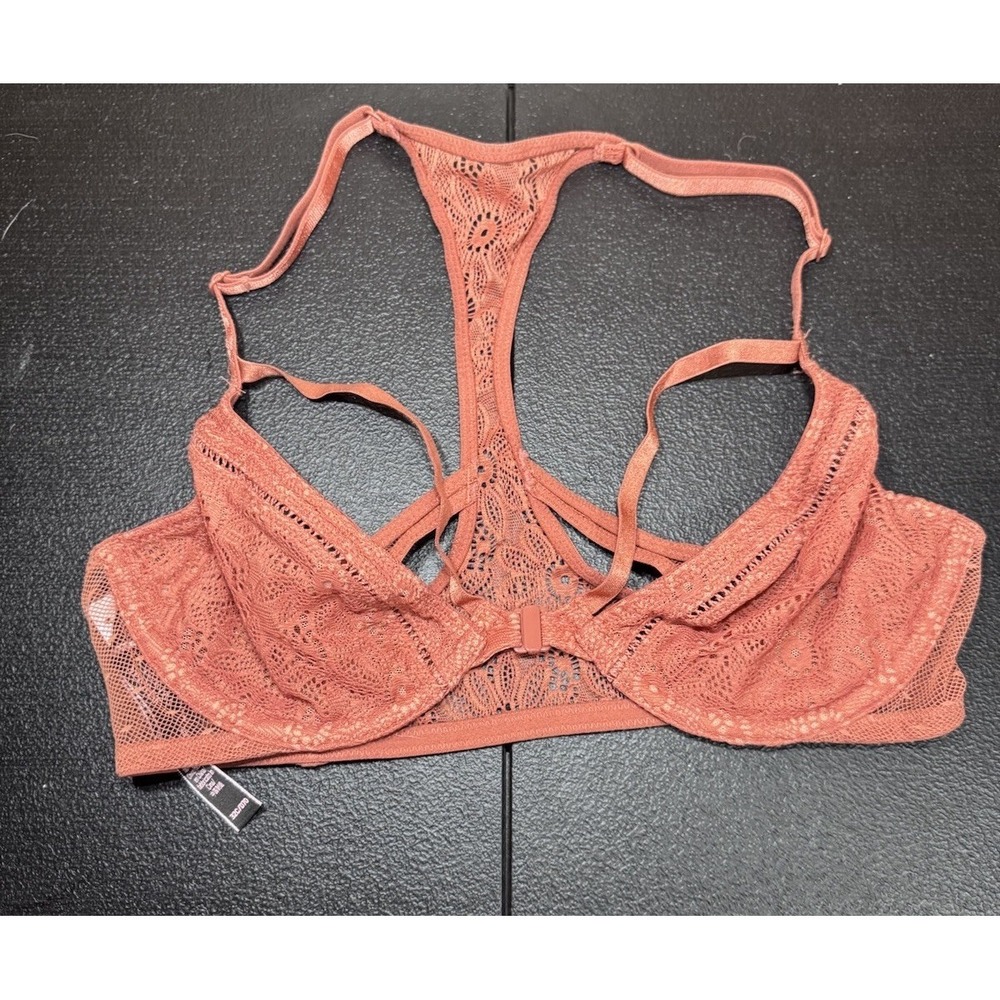 Victorias Secret PINK 32C Bra Date Underwire Front Closure‎ Racerback NWT